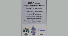 primates most-cited paper award